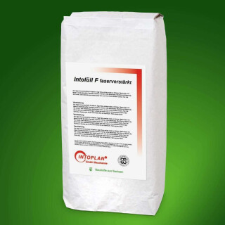 INTOFÜLL F Cement-based fine filler, white, 25 kg fiber-reinforced